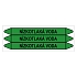 Značení potrubí, nízkotlaká voda,3 ks, 355 × 37 mm